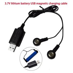 1Pcs 자기 리튬 배터리 충전기 범용 USB 배터리 충전 케이블 3.7V 4.2V USB 자기 충전기