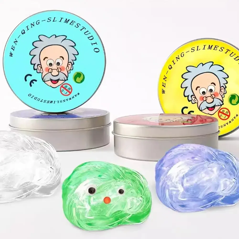 비뉴턴식 액체 감압 장난감 투명 액체 유리 DIY 수제 재미있는 스트레스 해소 논스틱 어린이 선물