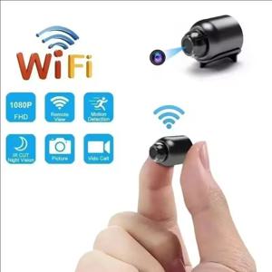 새로운 1080P HD X5 미니 카메라 무선 WIFI 실외/실내 감시 카메라 (캠핑, 가정 보안용, 순환 녹화 기능 포함)