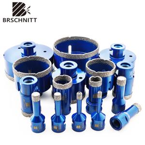 BRSCHNIT 다이아몬드 드릴 코어 비트 드릴, 화강암 도자기 세라믹 드릴 타일 커터용 구멍 톱, 6-150mm, 1PC 타일홀쏘 brschnitt 홀쏘