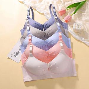 임산부 수유 브라, 임신 여성 모유 수유 브라, 간호 속옷, 상하 버튼, 간호 속옷