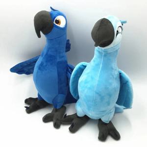새로운 리오 2 영화 만화 플러시 장난감 30cm 블루 앵무새 블루 & 보석 새 인형 어린이를위한 크리스마스 선물 플러시 장난감