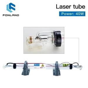 Fonland 40W Co2 레이저 튜브 길이 700MM 유리 레이저 램프 Co2 레이저 조각 절단기 K40 시리즈 손상 보증