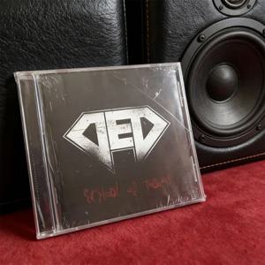 CD 미국의 뉴메탈/메탈코어 밴드 DED의 앨범 *Misanthrope*입니다. 어두운 배경과 각진 기하학적 디자인이 특징입니다.