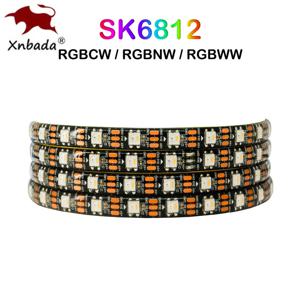 DC5V SK6812 RGBW 5050SMD LED 스트립 30/60/144Leds/m WS2812B 개별 주소 지정 가능 RGBNW RGBWW 4 in 1 유연한 LED 라이트 테이프