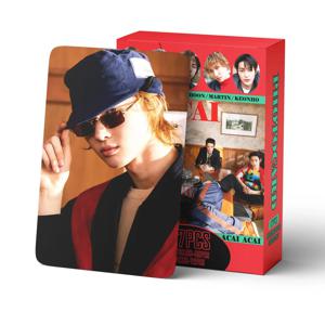 55Pcs CORTIS ACAI GREENGREEN 레이저 포토카드 Kpop 스타 컬렉션 로모 카드 홀로그램 플래시 카드 팬 선물