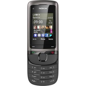 노키아 C2-05 슬라이드폰 3.5mm 0.3MP 블루투스 GSM 2인치 1020mAh FM 라디오 물리적 키보드 노키아 예비 중고폰 언락