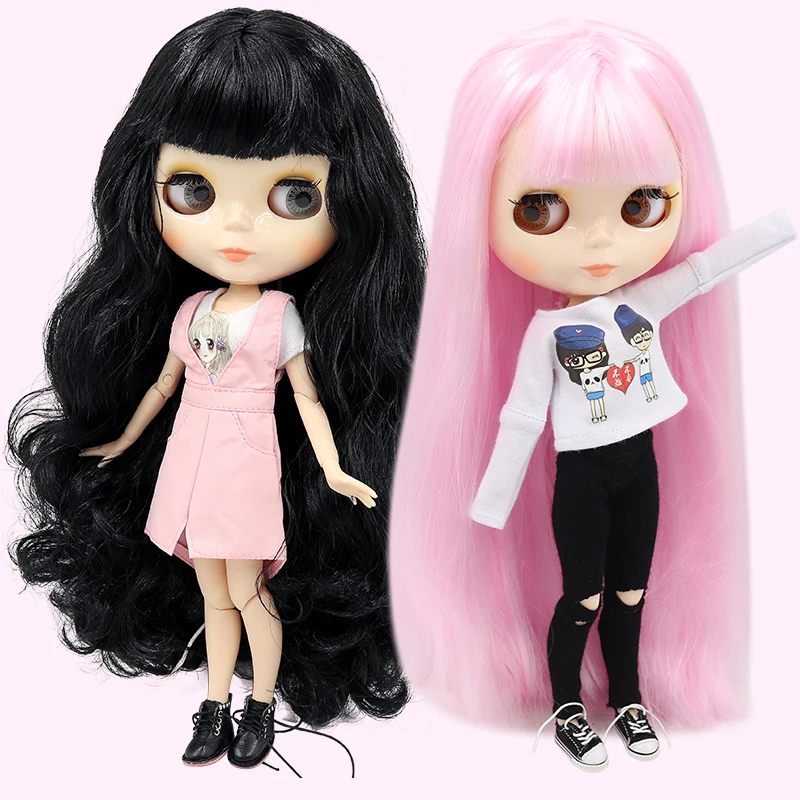 ICY DBS blyth 인형 1/6 bjd 장난감 공동 바디 화이트 스킨 샤이니 & 매트 페이스 30cm 판매 특별 가격 장난감 선물 애니메이션 인형