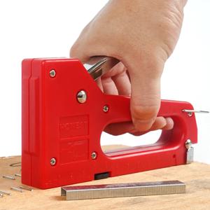 스테이플러 키트 - 4-8mm 0.16-0.32인치 길이 스테이플에 맞게 조절 가능, DIY 가구 실내 장식 및 목공용, 스테이플 포함
