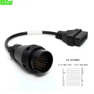 IVECO 38Pin/30Pin To16 핀 커넥터 케이블 용 새 obd2 케이블 헤비 듀티 트럭 진단 연장 케이블 플러그 자동차 인터페이스