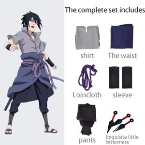 Hokage Shippuden Sasuke 코스프레, Ning Zhibo 4 세대 역할 놀이, 애니메이션 공연 코스튬, 2024 신상