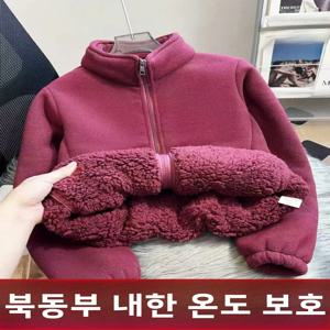 여성용 초극세사 안감의 북동부 겨울 코트, 방한 기능, 세탁 가능, 양털 벨벳 코튼 재킷