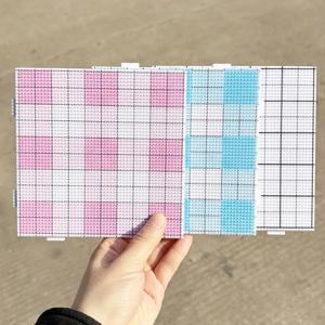 2개입 선물 2.6mm 비즈 퓨즈 비즈 페그보드 두꺼운 52개 못 퓨즈 비즈 보드 사각형 내구성 하마 비즈 템플릿 픽셀 퍼즐