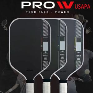 PRO IV T700 카본 파이버 피클볼 패들 강화 그립으로 파워와 스핀 향상, 미끄럼 방지 핸들, 폴리머 코어, 남녀 공용