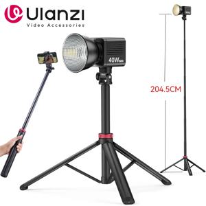 Ulanzi MT-79 2M 휴대용 범용 삼각대 알루미늄 합금 램프 홀더 지원 LT028 채우기 라이트 경량 카메라 액션 카메라