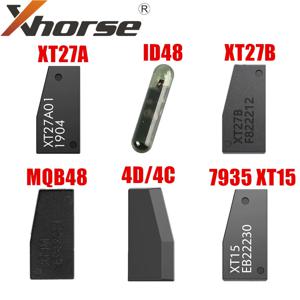 Xhorse XT27A VVDI 슈퍼 칩 VVDI MQB48 트랜스폰더 칩 VVDI 7935 칩 XT15 ID48 칩 10개/묶음