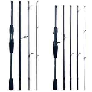 FLENHAI 스피닝 베이트 캐스팅 여행용 탄소 미니 낚싯대, 1.8 ~ 2.4m 캐스팅 무게추, 5 ~ 30g, 빠른 루어 상품, PHISHGER 폴
