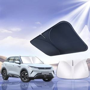 BYD Atto 2 Yuan UP 자동차 앞 유리 차양 블록 UV 레이 반사판 자동 창 바이저 실드 커버 접이식 파라솔 1 개