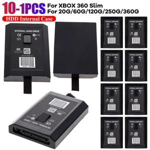 XBOX 360 슬림용 HDD 내부 케이스, 교체 게임 액세서리, HDD 하드 디스크 드라이브 캐디 HD 박스, 20GB, 60GB, 120GB, 250GB, 1-10 개