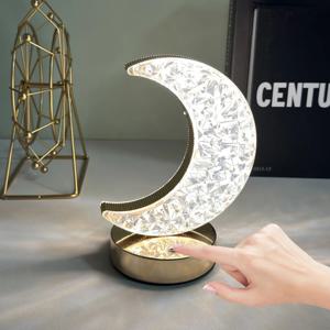 달 LED 야간 조명, 밝기 조절이 가능한 침실 램프, 책상용 USB 전원 주변 조명, 캠핑, 선물, 3가지 색상 변경 무드 램프