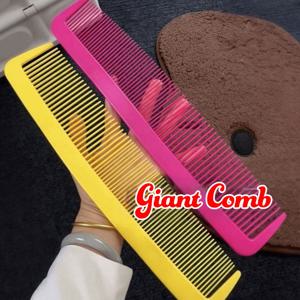 재미있는 플라스틱 대형 빗 거대한 머리 엉킴 방지 마사지 스트레이트 헤어 빗 마사지 빗 무대 소품 및 공연용