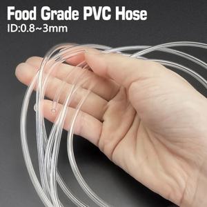프리미엄 투명 PVC 모세관 ID 0.5/0.8/1/1.2/1.5/2/3mm 굽힘 방지, 찢어짐 방지, 내산 내알칼리 소형 호스