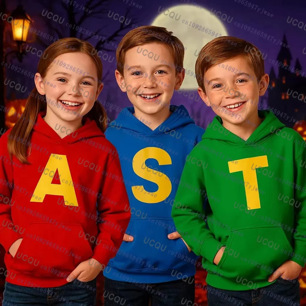 26 봄/여름 Alvin And The Chipmunks The Squeakquel's 풀오버 여성 남성 아동 패션 스웨트셔츠는 가장 친한 친구를 위한 후드티입니다.