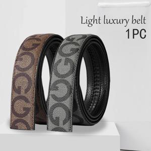 버클이 없는 남성용 벨트 3.5cm/1.37inch 폭 브랜드 하이 엔드 벨트 블랙 소프트 PU 가죽 남성용 벨트 본체 버클 없음 스트랩