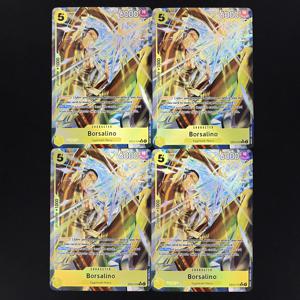 원피스 TCG OPCG 영어 EB04-058-보르살리노 SR 플레이 세트 5 코스트 옐로우 보르살리노 텍스처드 포일 카드 애니메이션 수집 카드