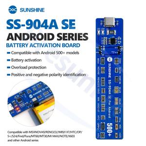 SUNSHINE SS-904 SE 안드로이드 배터리 활성화 보드 저전력 활성화 안드로이드 폰 배터리 활성화 수리 도구