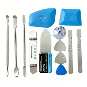 13 in 1 휴대폰 수리 도구 키트 전문 금속 프라이 개봉 도구 세트 (아이폰, 아이패드 분해, 스크린 프레임 및 배터리 제거용)