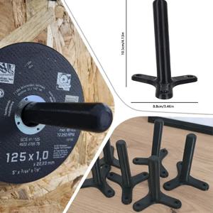 125mm 앵글 그라인더용 2개 벽걸이형 브래킷 공간 절약형 도구 보관 랙 헤비듀티 그라인더 지지대