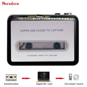 USB 카세트 플레이어 테이프를 MP3로 변환하는 캡처 어댑터 오디오 음악 플레이어 테이프 USB 카세트 레코더 및 플레이어