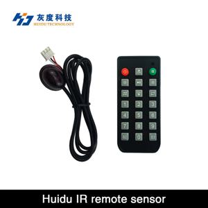 Huidu IR 원격 지원 스위치 프로그램, 일시 중지/재생 프로그램, 디스플레이 밝기 조정에 사용되는 단일 듀얼 컬러 LED 카드