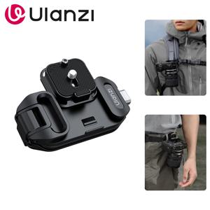 Ulanzi UKA07 배낭 카메라 클립 마운트 스트랩 클램프 키트 Arca Swiss F38 DSLR Sony Nikon 카메라 용 범용 퀵 릴리스 플레이트