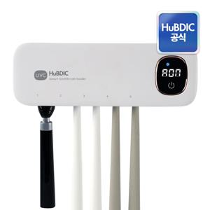 [휴비딕] 스마트케어 무선충전식 UVC 송풍건조 가정용 칫솔살균기 칫솔걸이 HTS-20