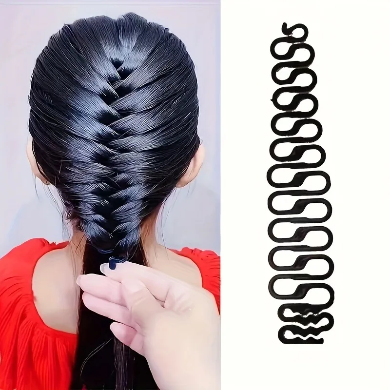 1피스 다목적 헤어스타일 디자인 도구, 피쉬본 헤어스타일 도구, 마법의 브레이드 디자인 도구, 헤어스타일링 및 미용 도구