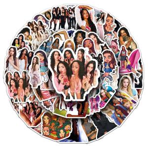 50Pcs KATSEYE 걸 그룹 스티커 Sophia Laforteza Merch 방수 데칼 전화 케이스 문구 장식 Papery Pop Store