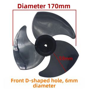 D홀 공기 순환 팬 블레이드, 터보 플로어 팬 교체용 PVC 3날개 디자인, 표준 터빈 팬과 호환 가능