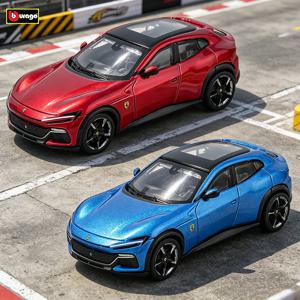Bburago 1:64 FERRARI Purosangue 296 GTB ASSETTO FIORANO 자동차 모델 시리즈 어린이 크리스마스 소년 선물 장난감