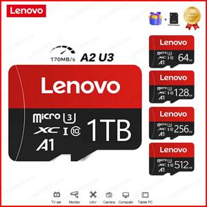 레노버 고속 메모리 카드 1TB 메모리 카드 512GB 마이크로 SD 카드 256GB 클래스 10 TF 플래시 카드 휴대폰 태블릿 UAV용 새 상품