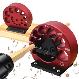 조정 가능한 다웰 메이커 지그 키트, 8-20mm 및 25-40mm 목공 밀링 도구, 전기 드릴용 카바이드 블레이드 원형 로드 메이커