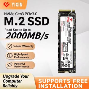 YIXIN SSD M.2 NVME 256GB 512GB M2 SSD 1TB 2TB SSD M.2 PCIe 3.0 내장형 솔리드 스테이트 드라이브 (노트북, 데스크탑, 게임 콘솔용)