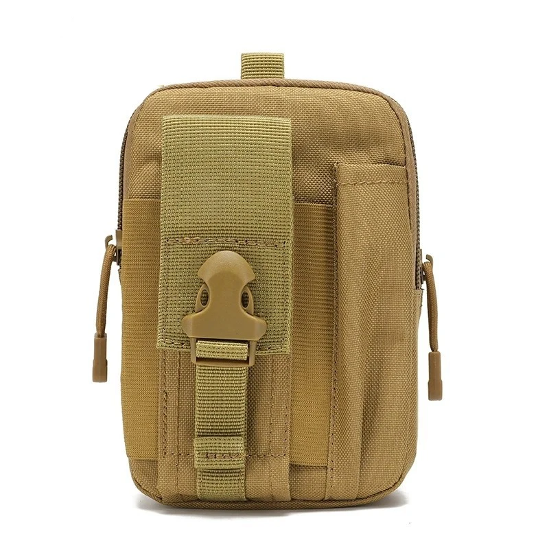 전술 MOLLE 허리 파우치 600D 옥스포드 천 EDC 유틸리티 벨트 가방 다층 야외 휴대폰 홀스터 캠핑 사냥 하이킹