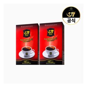G7 베트남 커피 퓨어블랙 라이트 110개입 x 2개 / 베트남 블랙 다크 아메리카노
