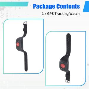 【A15I】 노인용 SOS 시계 GPS 추적 손목밴드 팔찌 비상 알람-B