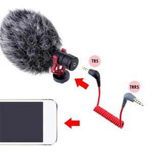 【A96Z】 SC7용 교체용 3.5mm TRS-3.5mm TRRS 어댑터 케이블