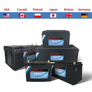 12V 24V KEPWORTH 리튬인산철 배터리(BMS 포함) 50 100 120 135 300Ah 골프 카트, 전기차, RV, 태양광 에너지 저장용
