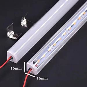LED 알루미늄 단단한 라이트 바 DC12V 50CM 20 인치 U/V 모양 5730 36LED LED 알루미늄 채널 홈 장식 조명