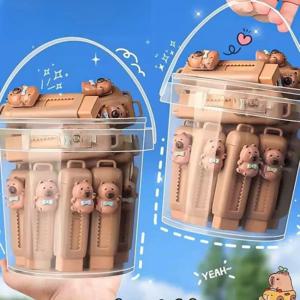 카와이 문구 카피바라 지우개 초등학생용 특수 칩 없는 깨끗한 수정 푸시풀 사무실 학용품